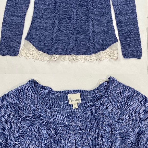 Mudd Cable Knit Girls Sweater - Picture 3 of 6